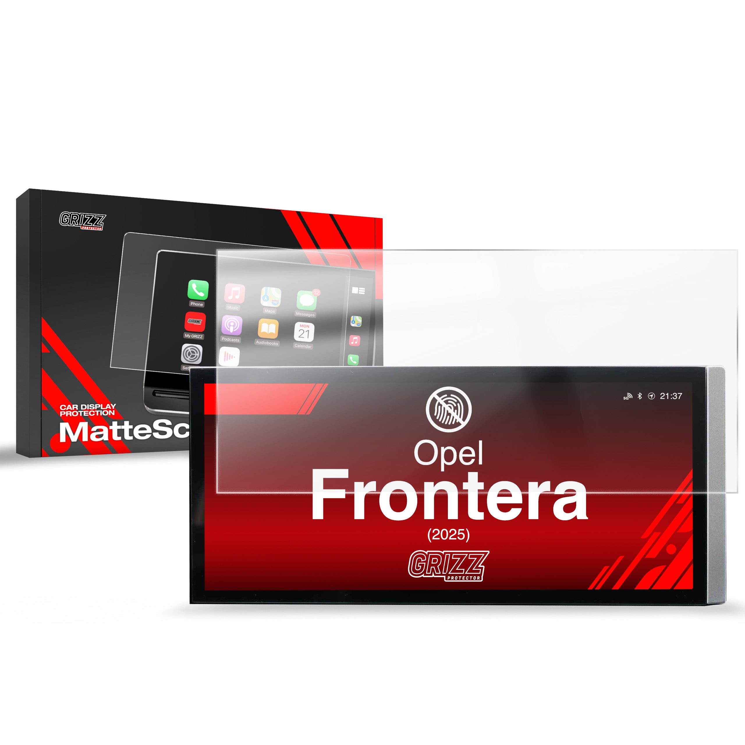 Matte Autodisplayfolie für Opel Frontera (2025-2026), Grizz Protector