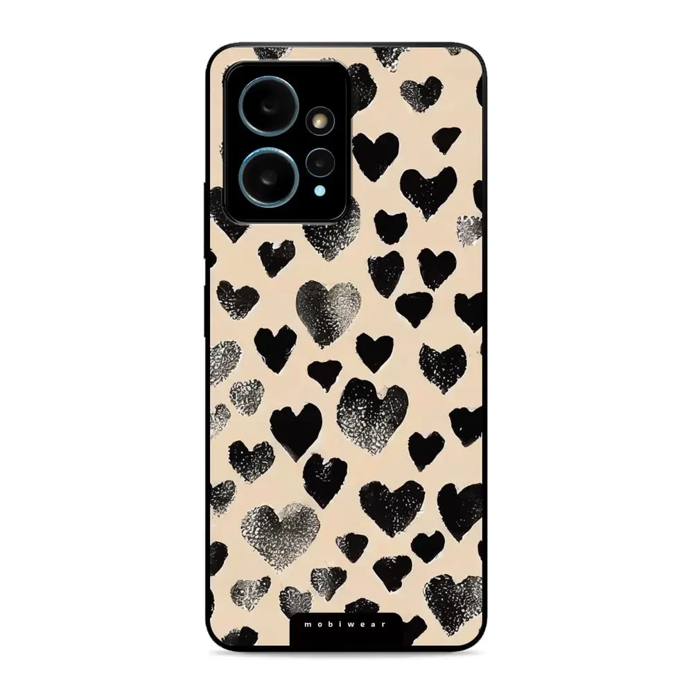 Handyhülle für Xiaomi Redmi Note 12 4G, Mobiwear Glossy Case, Beige Liebe