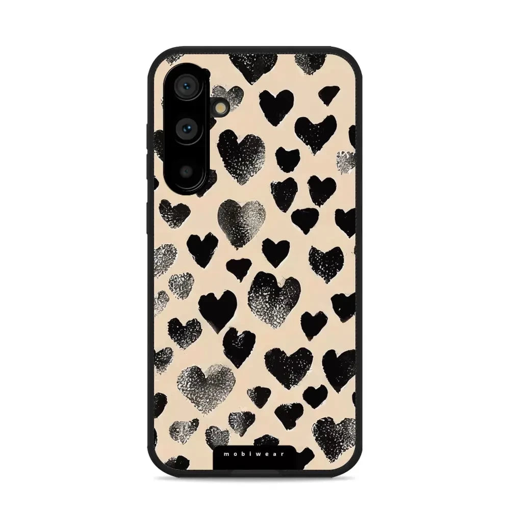 Handyhülle für Galaxy S23 FE, Mobiwear Glossy Case, Beige Liebe