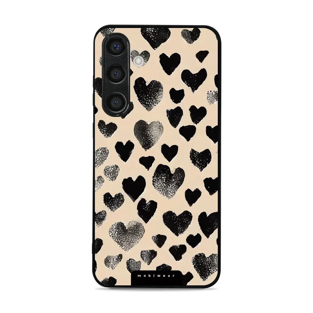 Handyhülle für Galaxy S24 Plus, Mobiwear Glossy Case, Beige Liebe