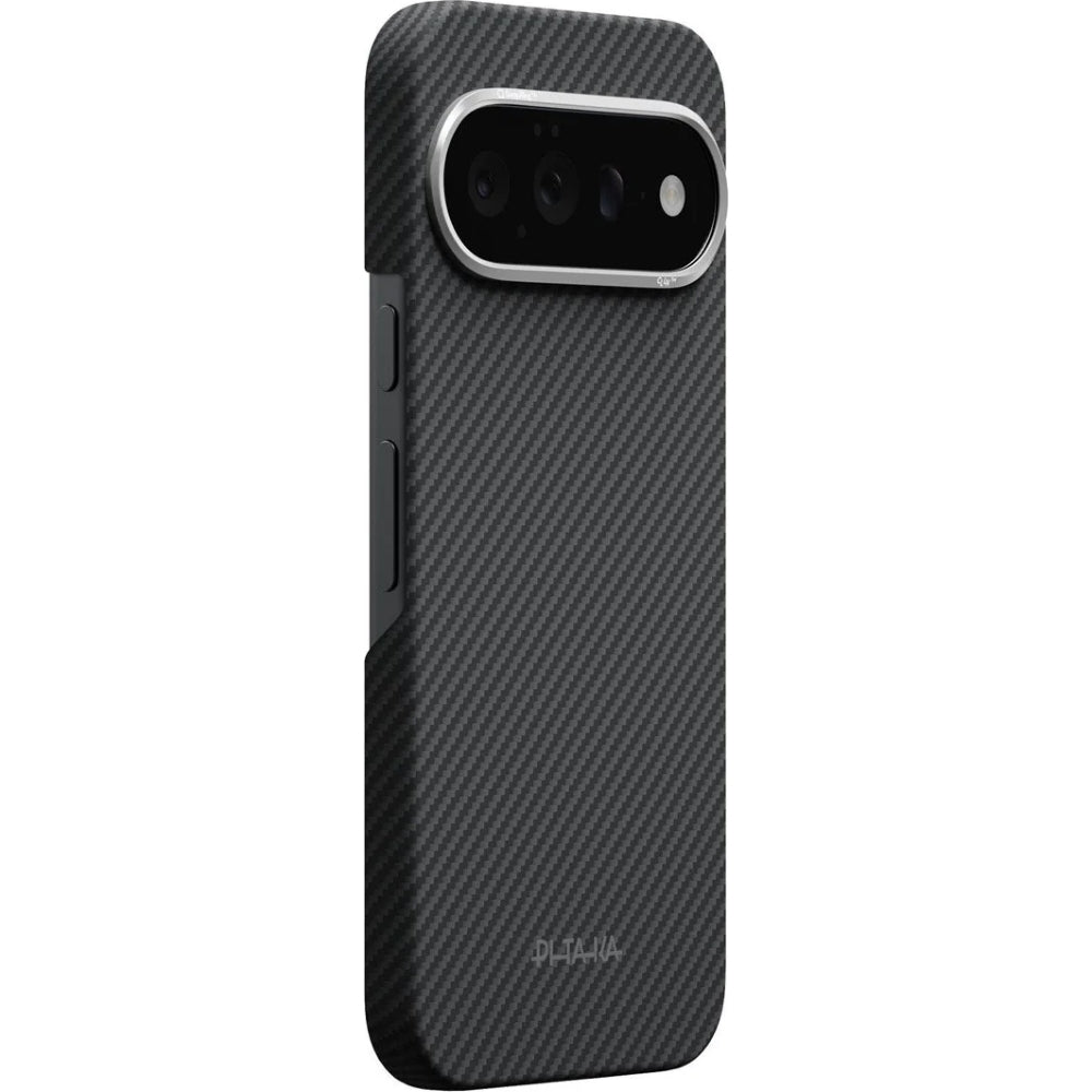 Aramid Handyhülle für Google Pixel 11 Pro, PITAKA Ultra-Slim Case mit MagSafe, Schwarz-Grau (1/4)