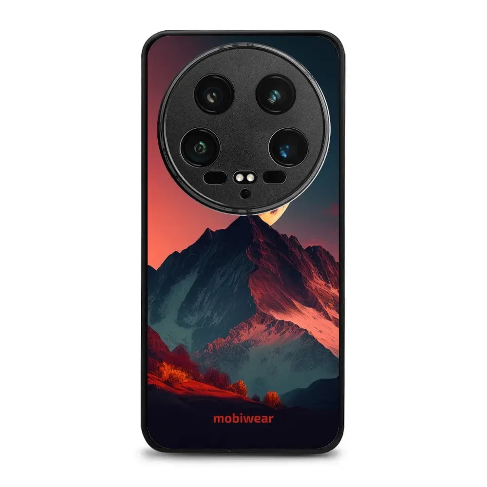 Handyhülle für Xiaomi 14 Ultra, Mobiwear Glossy Case, Gebirgsdämmerung