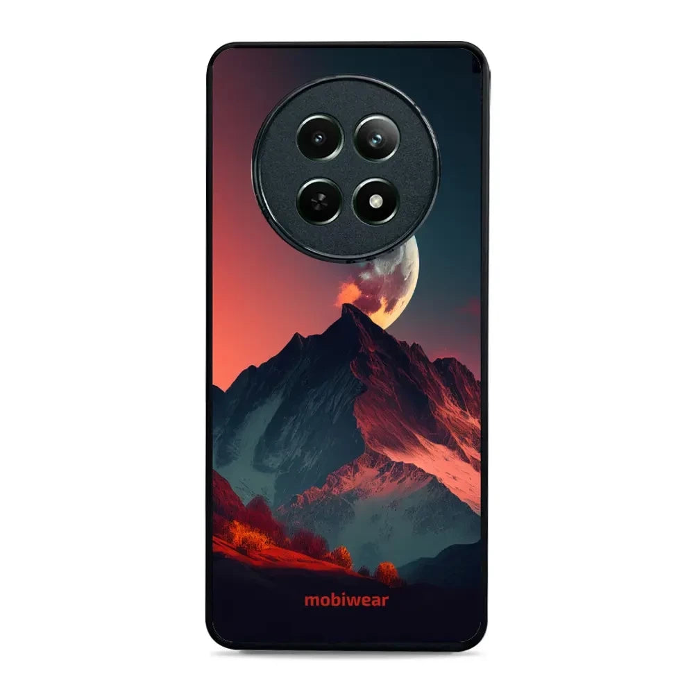 Handyhülle für Realme 12 5G, Mobiwear Glossy Case, Gebirgsdämmerung