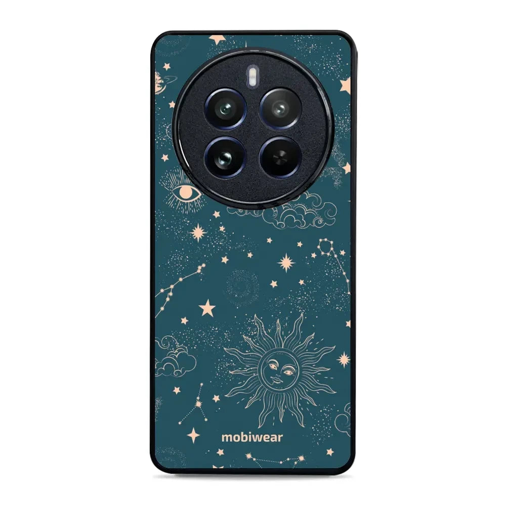 Handyhülle für Realme 12 Pro Plus, Mobiwear Glossy Case, Astraler Staub