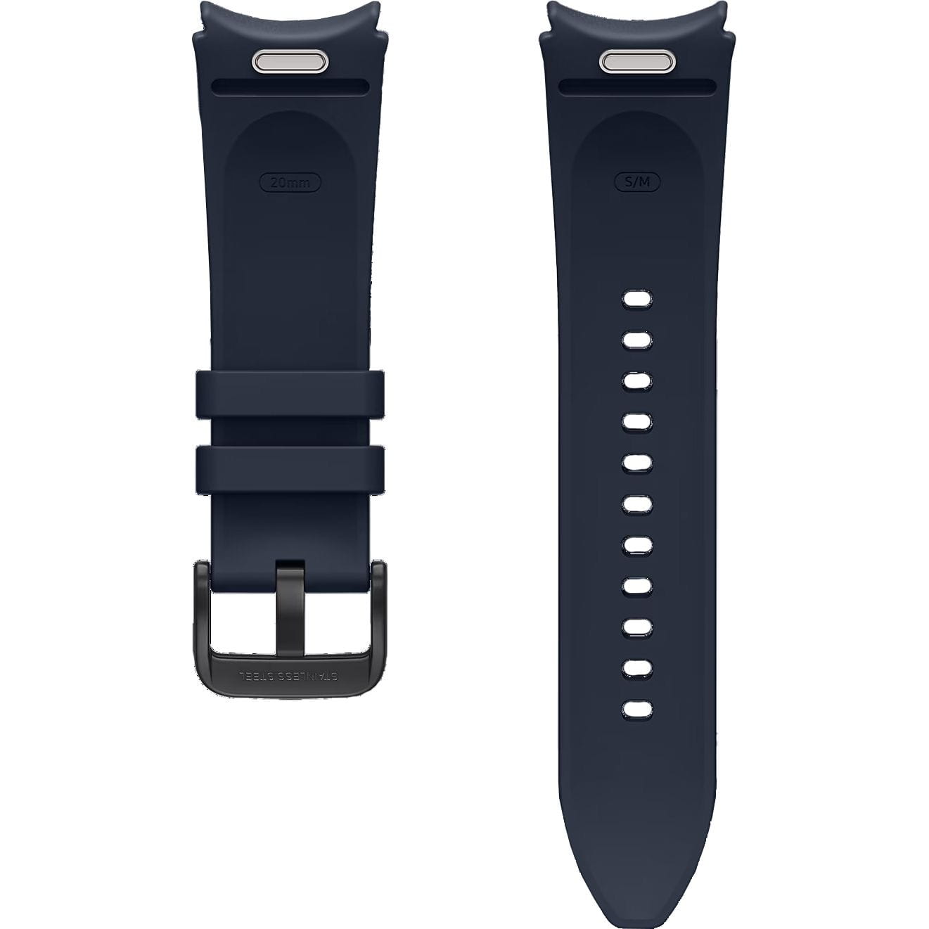Armband für Samung Galaxy Watch 6, Samsung Hybrid Eco-Leather Band 20mm S/M, Dunkelblau