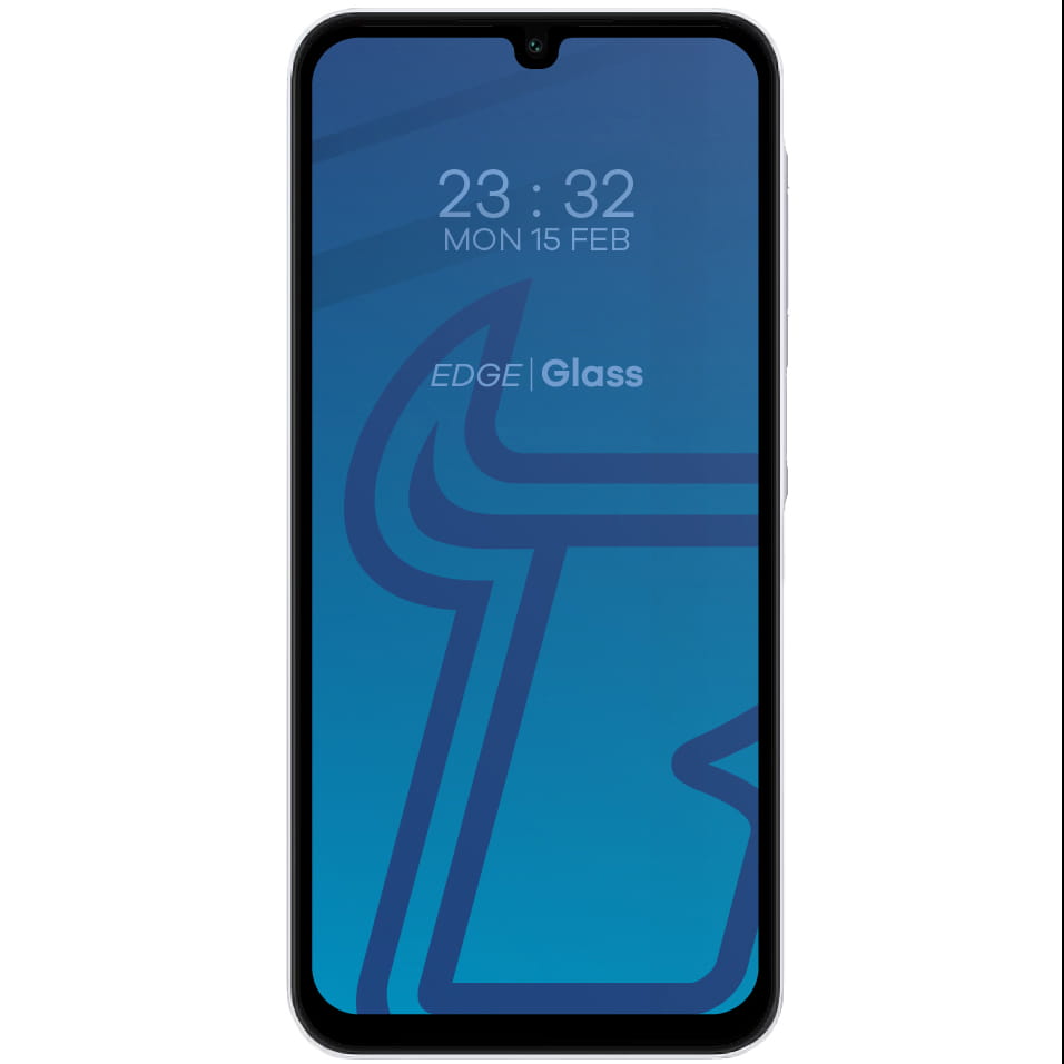 Gehärtetes Glas für Galaxy A15 4G / 5G, Galaxy A25 5G / M15 5G, Bizon Glass Edge 2, schwarz
