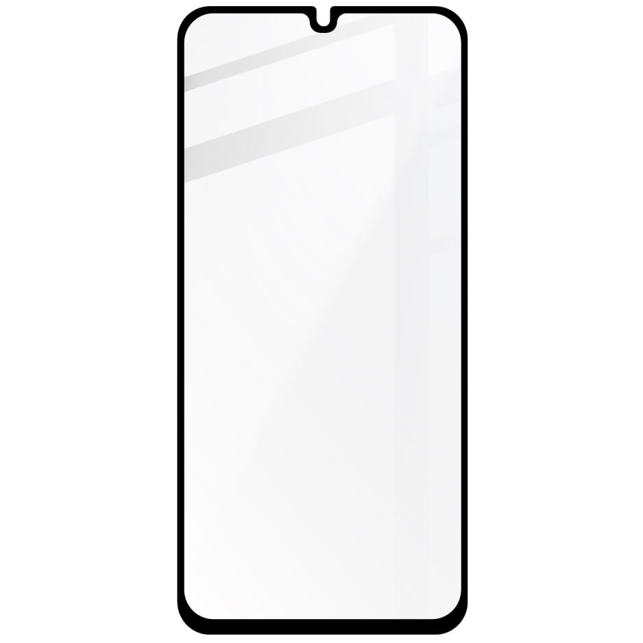 Gehärtetes Glas für Galaxy A15 4G / 5G, Galaxy A25 5G / M15 5G, Bizon Glass Edge 2, schwarz