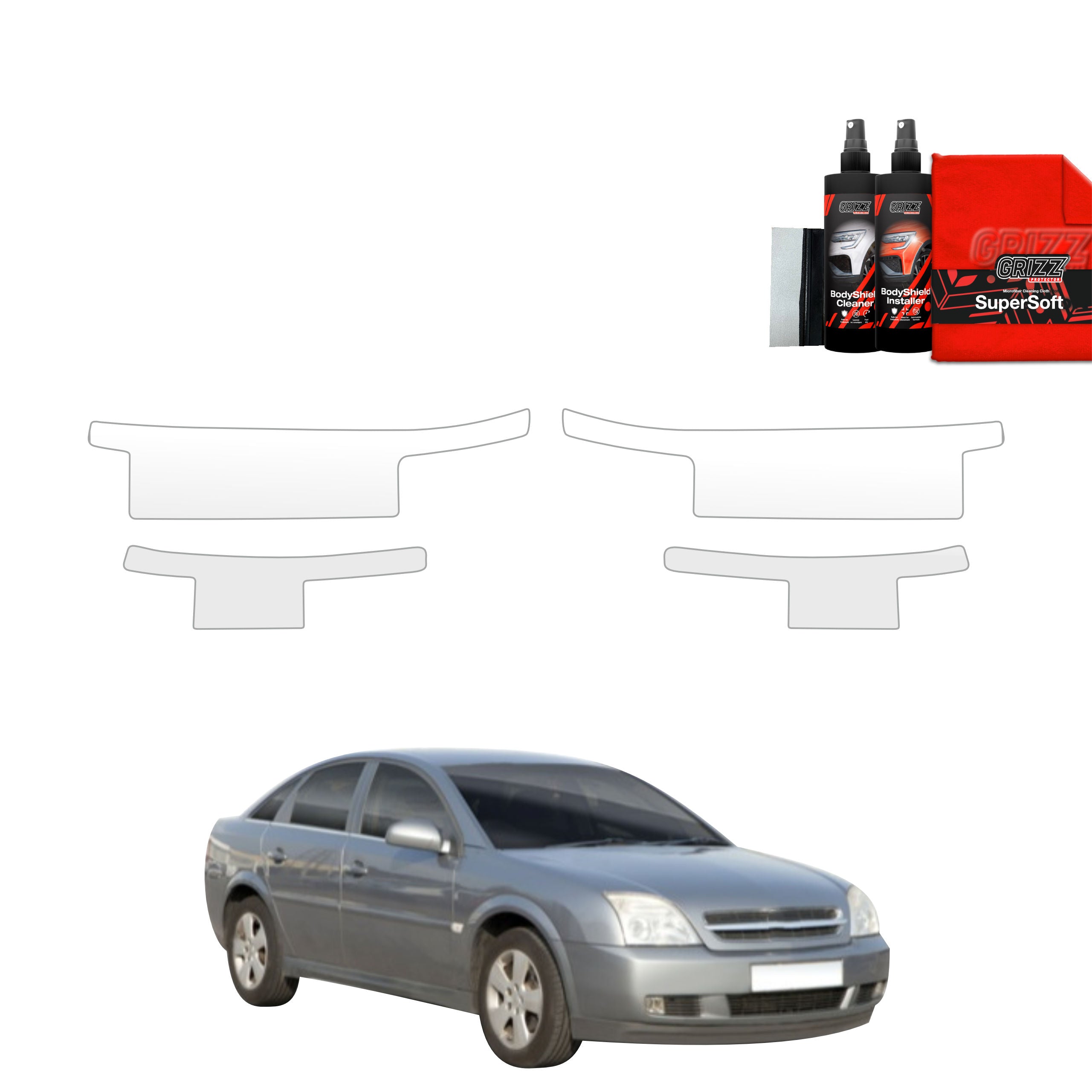 4in1 Schutzfolie Grizz Protector für Schweller - Opel Vectra C Liftback (2002-2005)