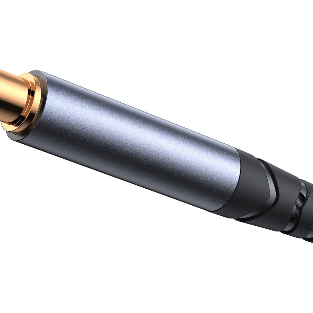 Audiokabel Mini-jack AUX 3,5 mm zu USB-C, Joyroom SY-A07, 1,2m, Schwarz