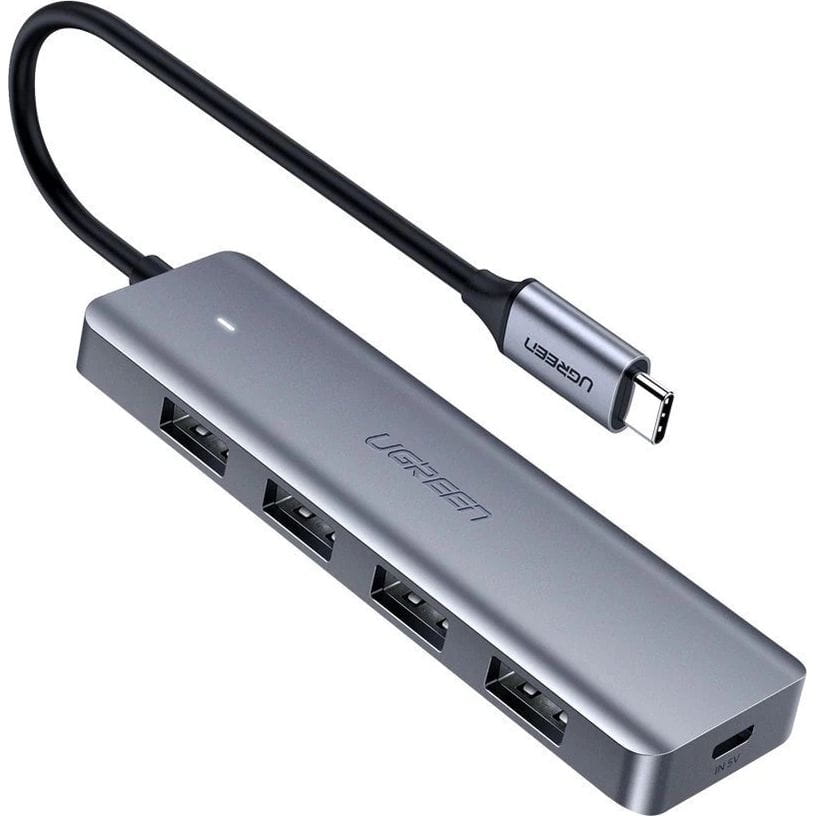 HUB 5w1 Ugreen 4x USB 3.0 Gen 1, 5Gbps, Grau