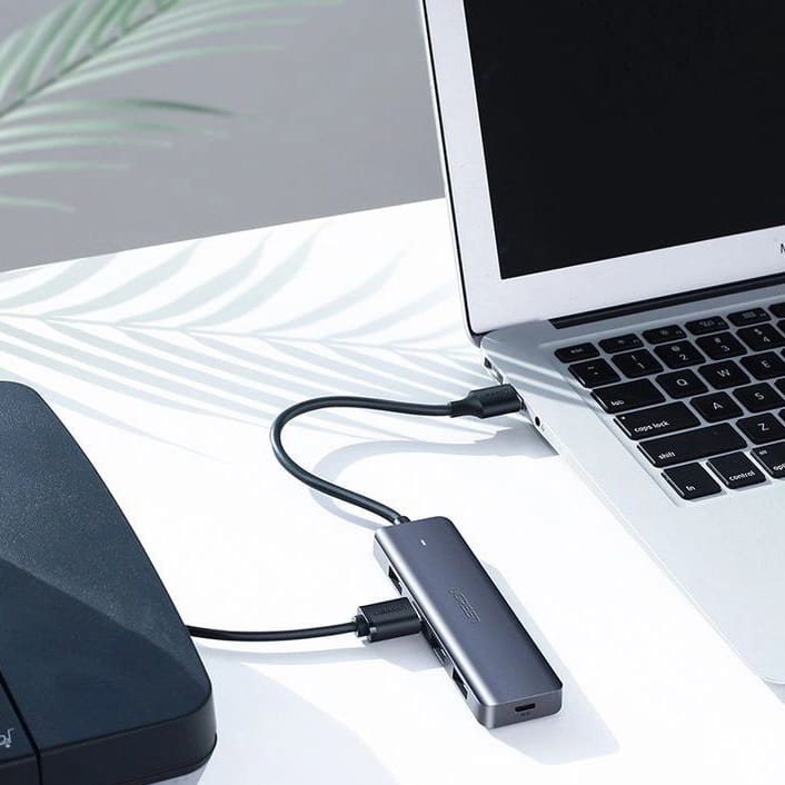 HUB 5w1 Ugreen 4x USB 3.0 Gen 1, 5Gbps, Grau