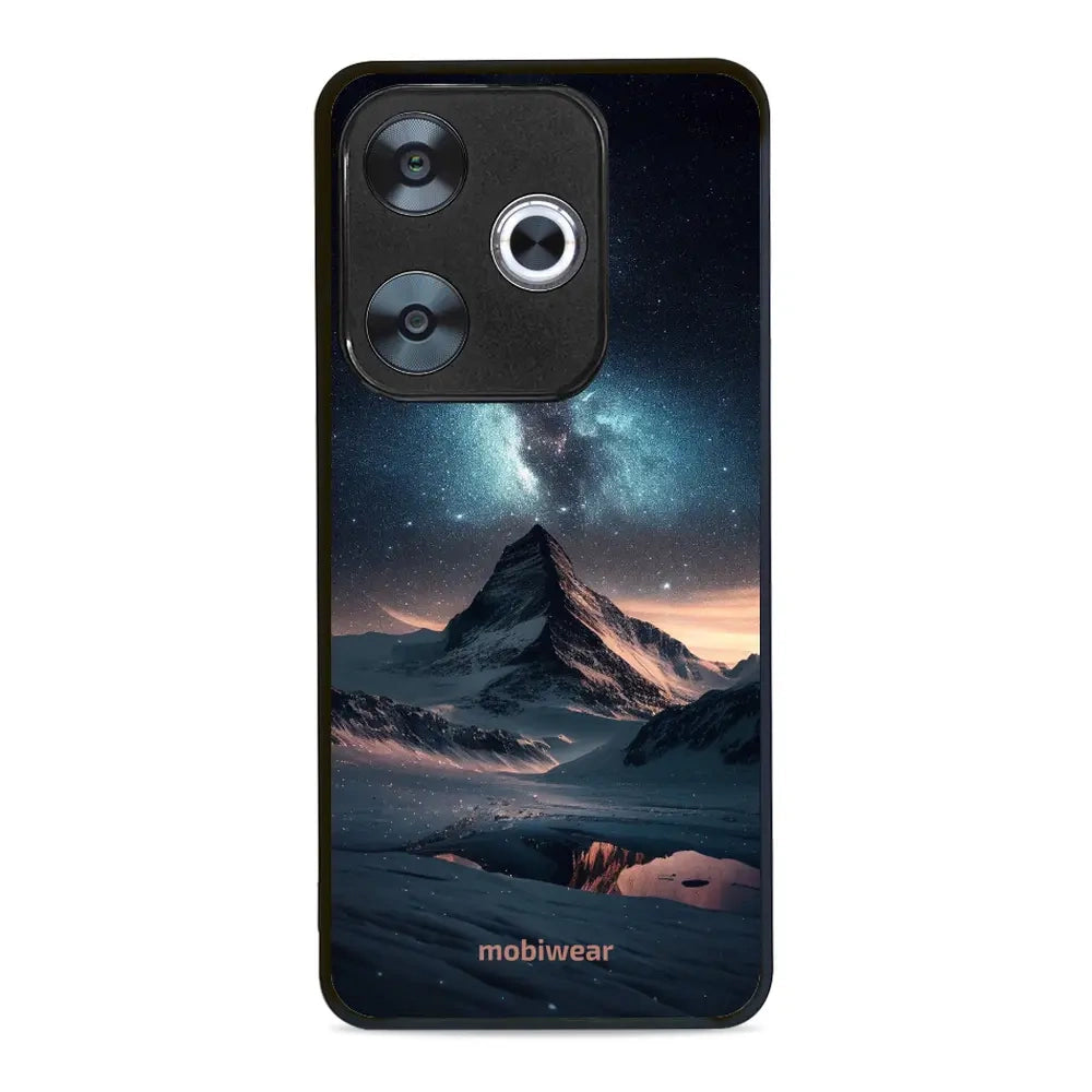 Handyhülle für Xiaomi Poco F6, Mobiwear Glossy Case, Nachtberg