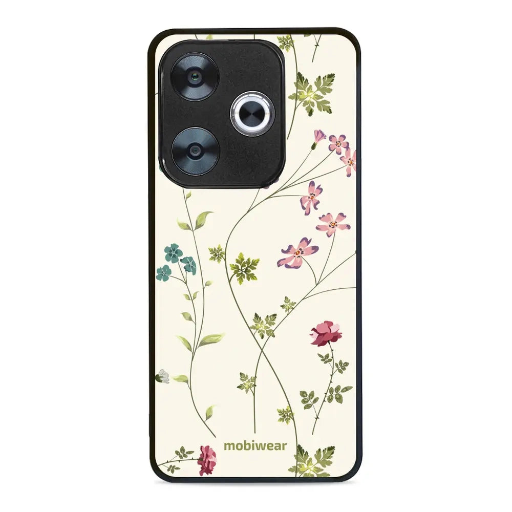 Handyhülle für Xiaomi Poco F6, Mobiwear Glossy Case, Idyllische Blüte