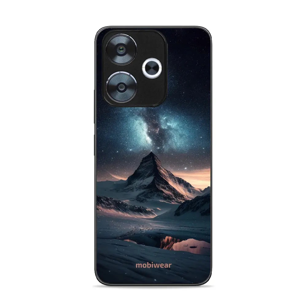 Handyhülle für Xiaomi Redmi 13 4G, Mobiwear Glossy Case, Nachtberg