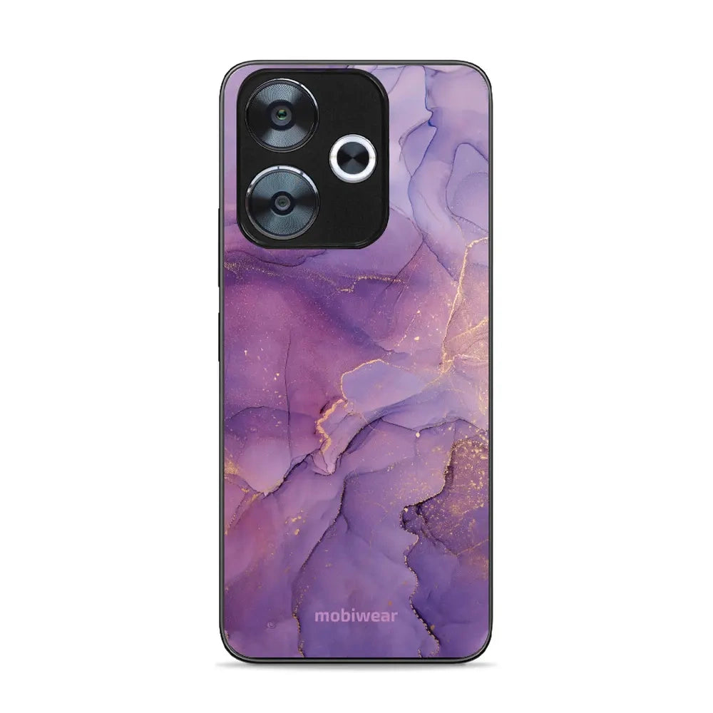 Handyhülle für Xiaomi Redmi 13 4G, Mobiwear Glossy Case, Violett