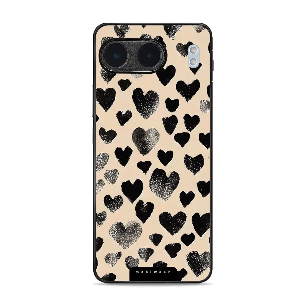 Handyhülle für OnePlus Nord 4, Mobiwear Glossy Case, Beige Liebe