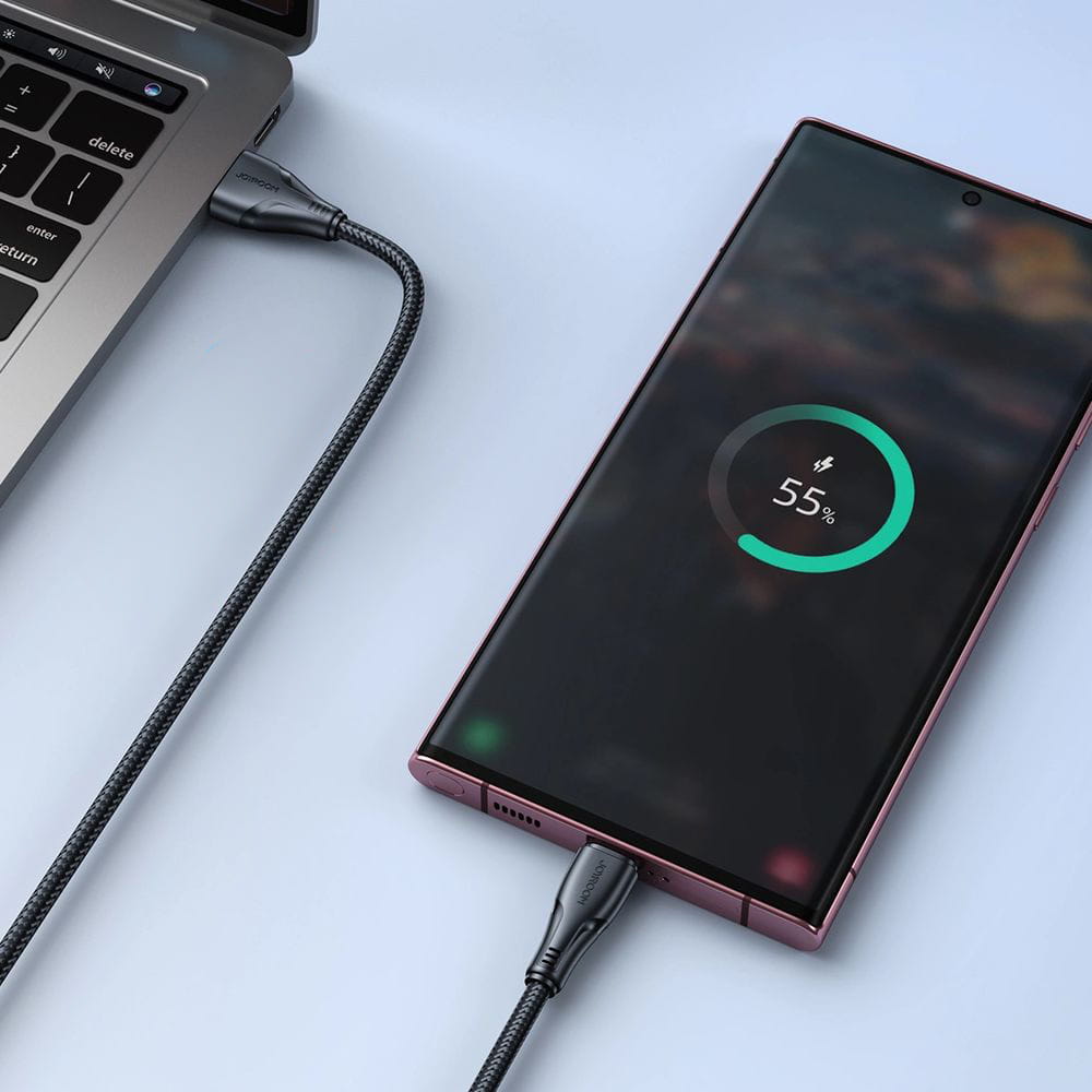 Ladekabel / Datenkabel USB-A zu USB-C, Joyroom Surpass Series, 3A, 1.2m, Schwarz