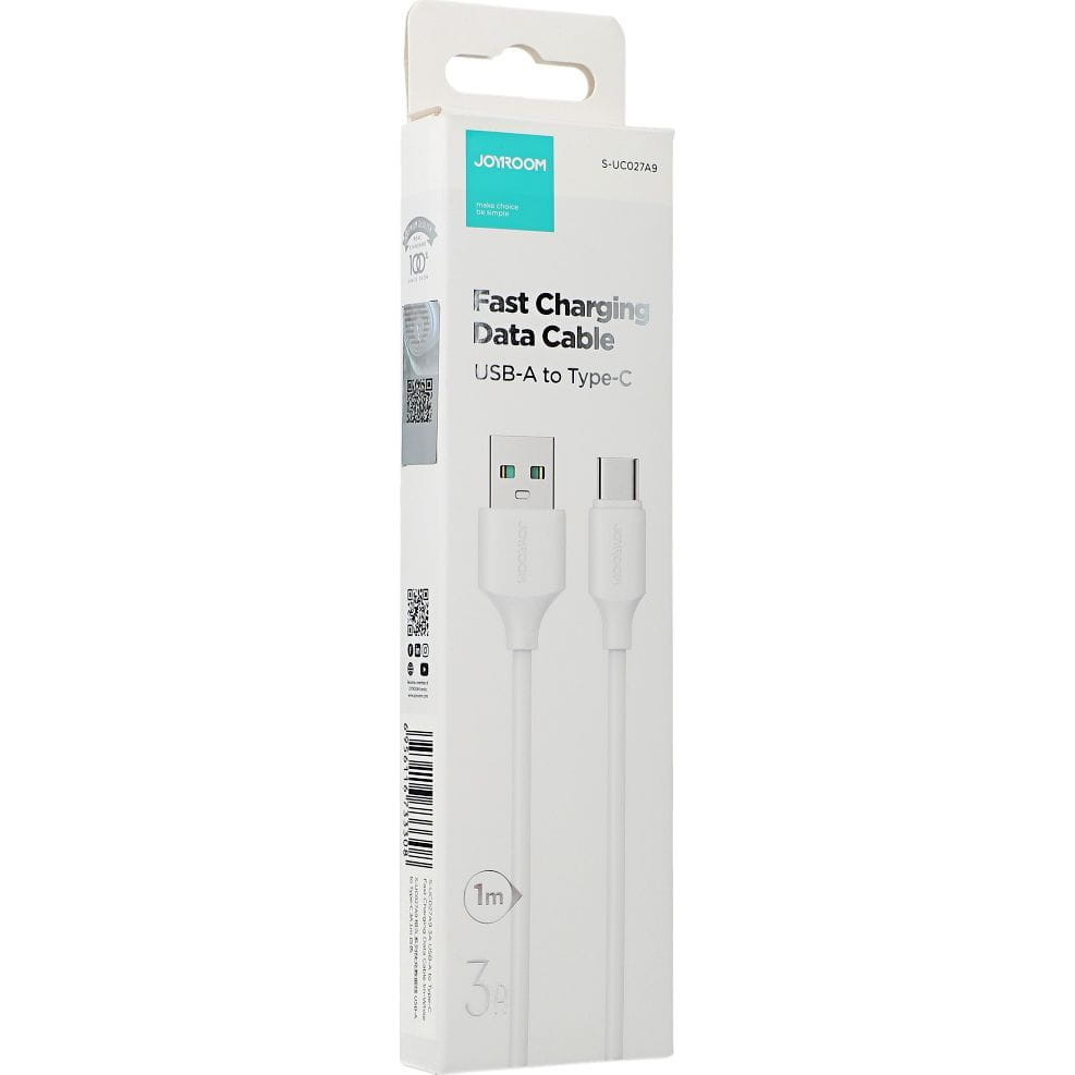 Ladekabel / Datenkabel USB-A zu USB-C, Joyroom Long Lasting, 3A, 1m, Weiß
