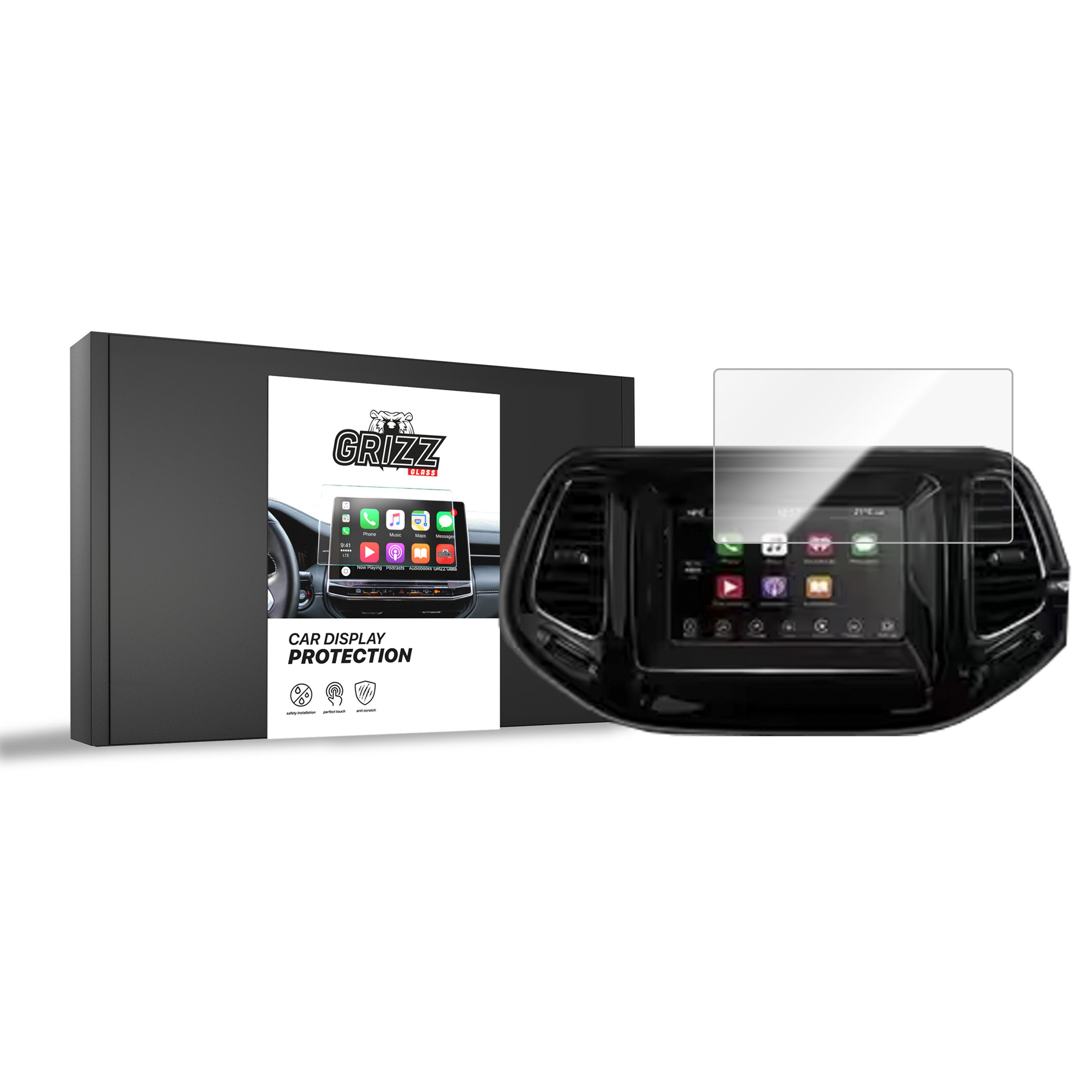 Keramische Autodisplayfolie für Jeep Compass 8,4" (2017-2021), Grizz Protector