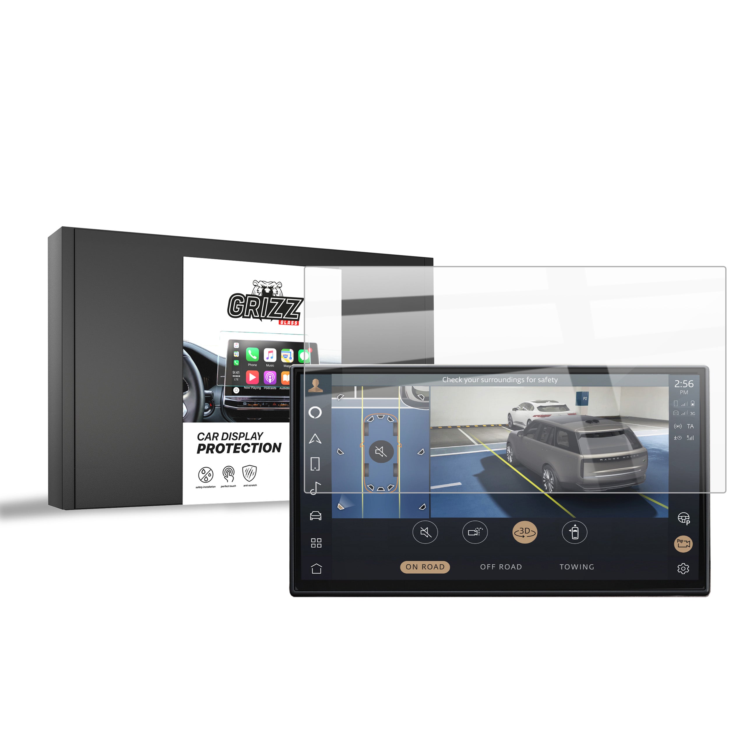 Keramische Autodisplayfolie für Range Rover Velar 11,4" (2023-2025), Grizz Protector