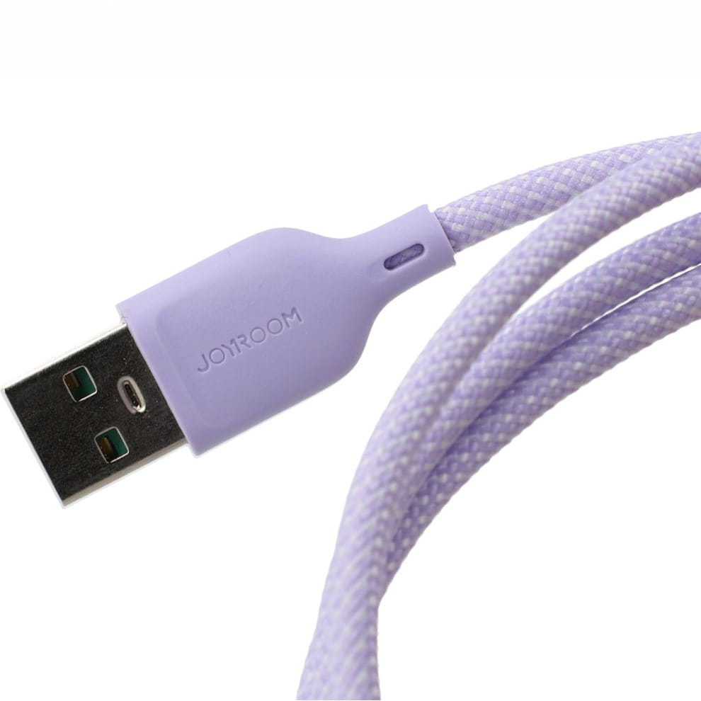 Ladekabel / Datenkabel USB-A zu USB-C, Joyroom Multi-Color, 100W, 1m, Violett