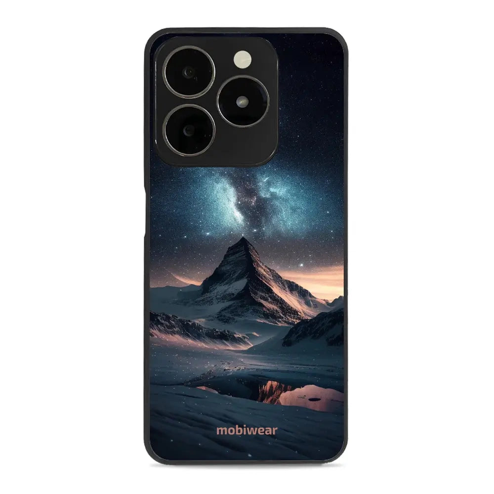 Handyhülle für Realme C63 4G, Mobiwear Glossy Case, Nachtberg