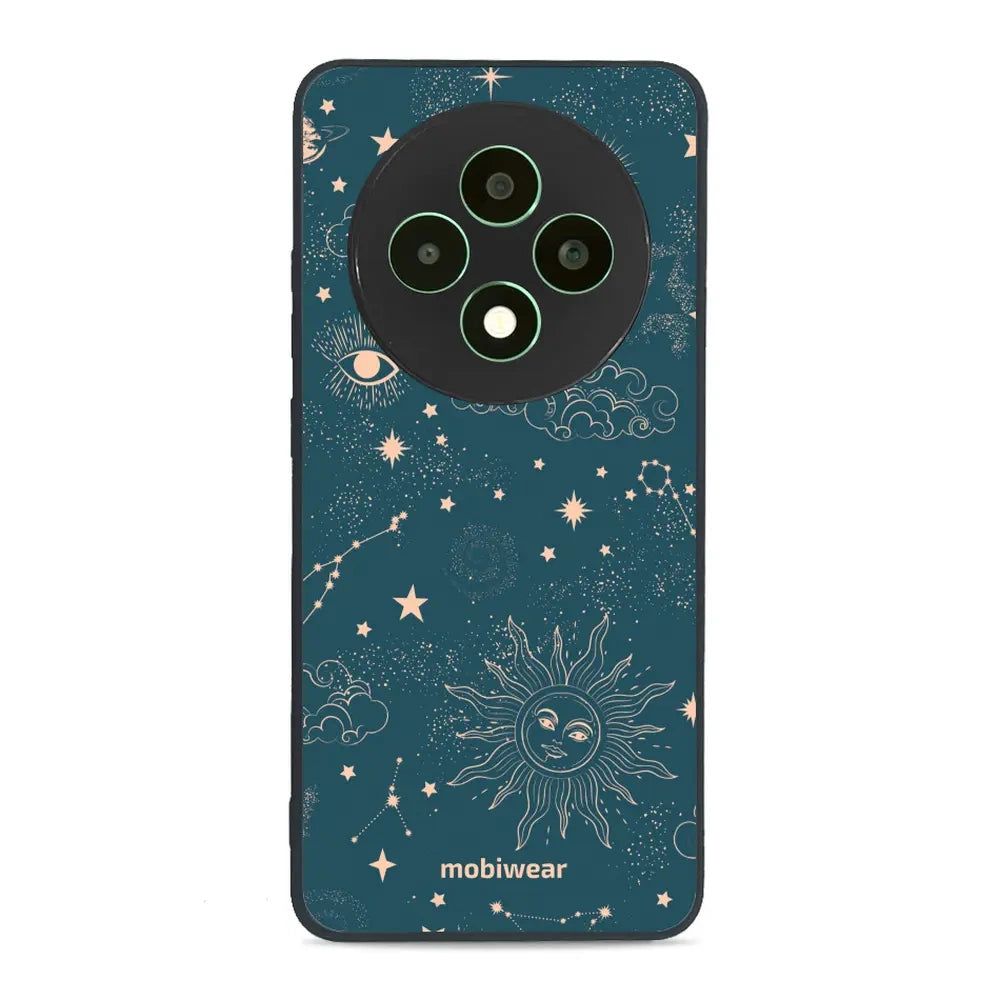 Handyhülle für Oppo Reno 12 FS, Mobiwear Glossy Case, Astraler Staub