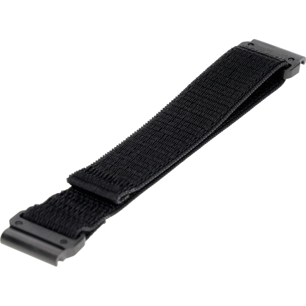 Armband für Garmin Fenix 8 (47 mm) / E / 7 Pro / 7 / 6 Pro / 6, QuickFit 22 mm, Fixed Nylon Sporty Strap, Schwarz