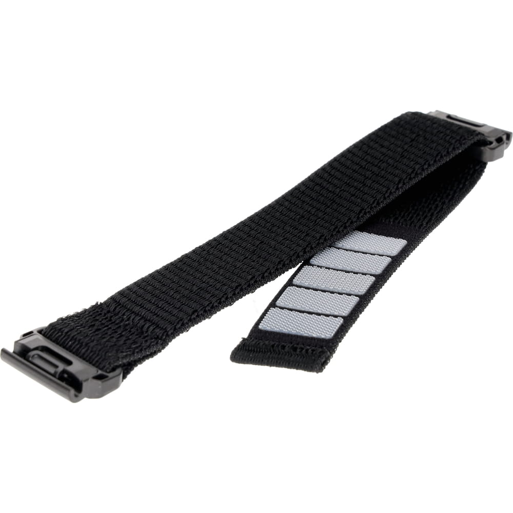 Armband für Garmin Fenix 8 (47 mm) / E / 7 Pro / 7 / 6 Pro / 6, QuickFit 22 mm, Fixed Nylon Sporty Strap, Schwarz