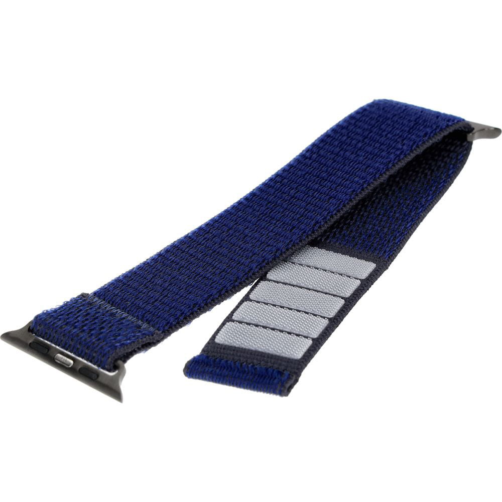 Armband für Apple Watch 49/46/45/44 mm, Fixed Nylon Strap, Dunkelblau