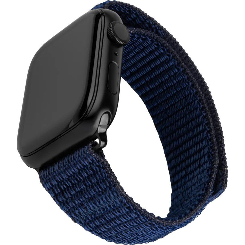 Armband für Apple Watch 49/46/45/44 mm, Fixed Nylon Strap, Dunkelblau