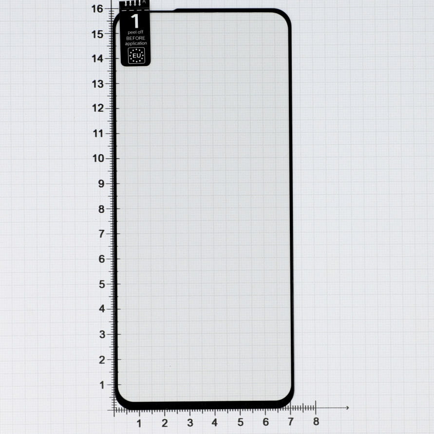 Gehärtetes Glas für Realme 12 5G MyScreen Diamond Glass Lite Edge Full Glue, schwarzer Rahmen