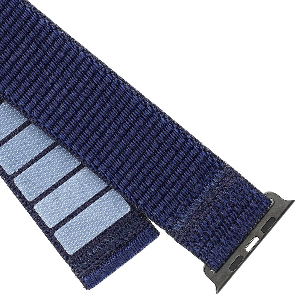Armband für Apple Watch Ultra 4/3/2/1 49 mm, Fixed Nylon Strap, Dunkelblau