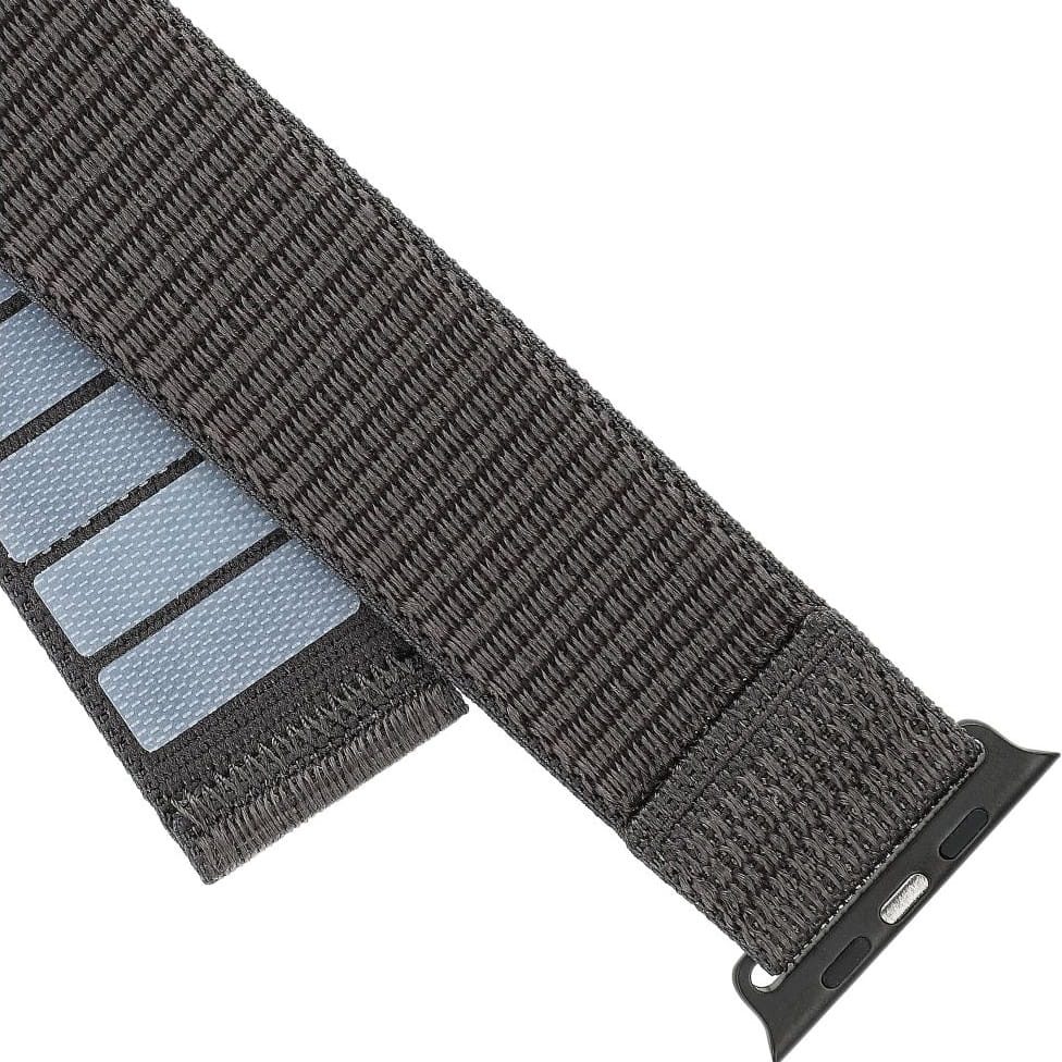Armband für Apple Watch Ultra 2/1 49 mm, Fixed Nylon Strap, Dunkelgrau