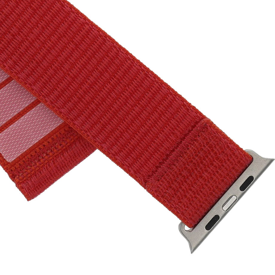 Armband für Apple Watch Ultra 4/3/2/1 49 mm, Fixed Nylon Strap, Rot