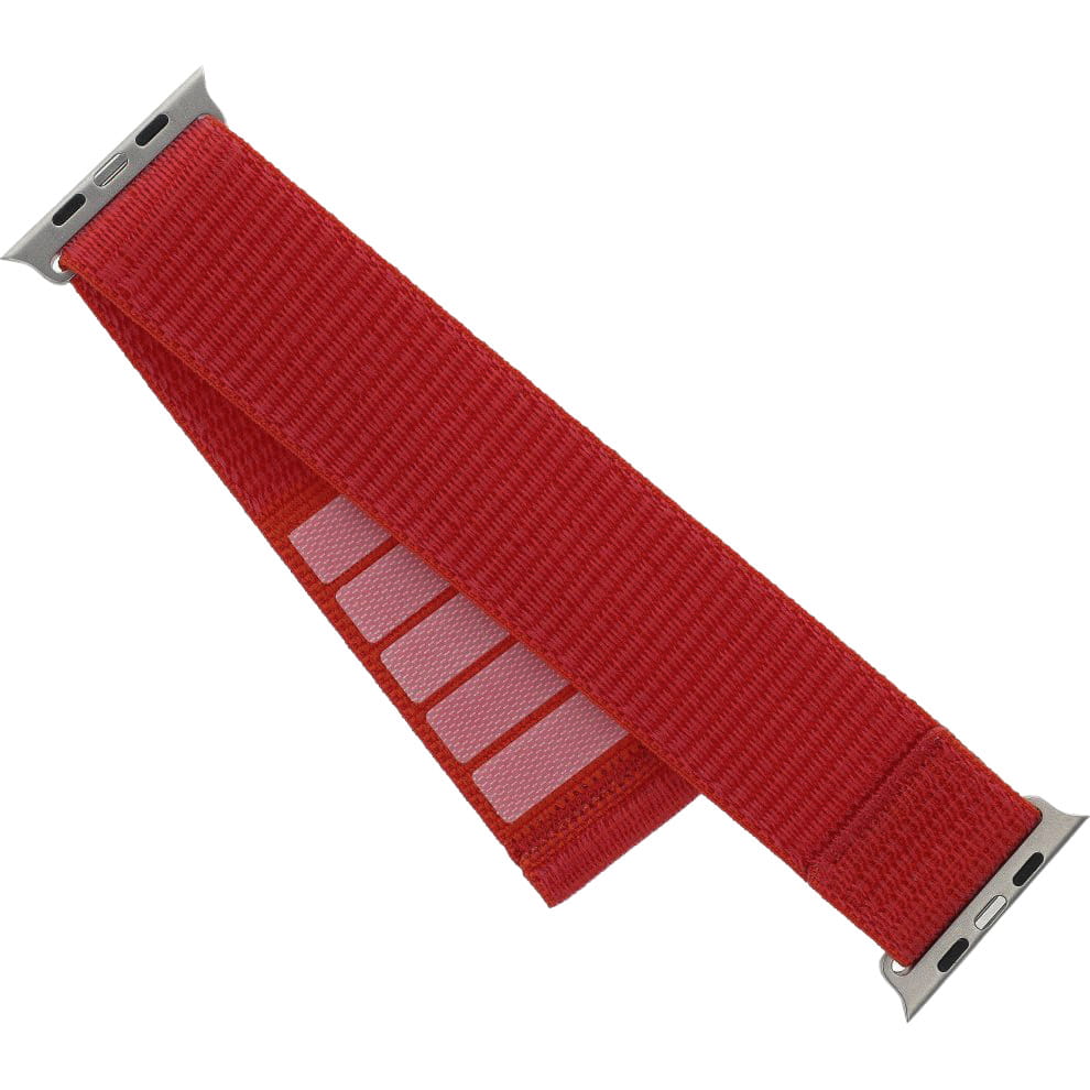 Armband für Apple Watch Ultra 4/3/2/1 49 mm, Fixed Nylon Strap, Rot
