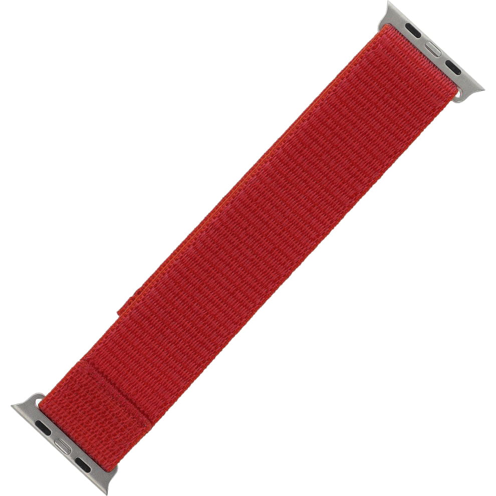 Armband für Apple Watch Ultra 4/3/2/1 49 mm, Fixed Nylon Strap, Rot