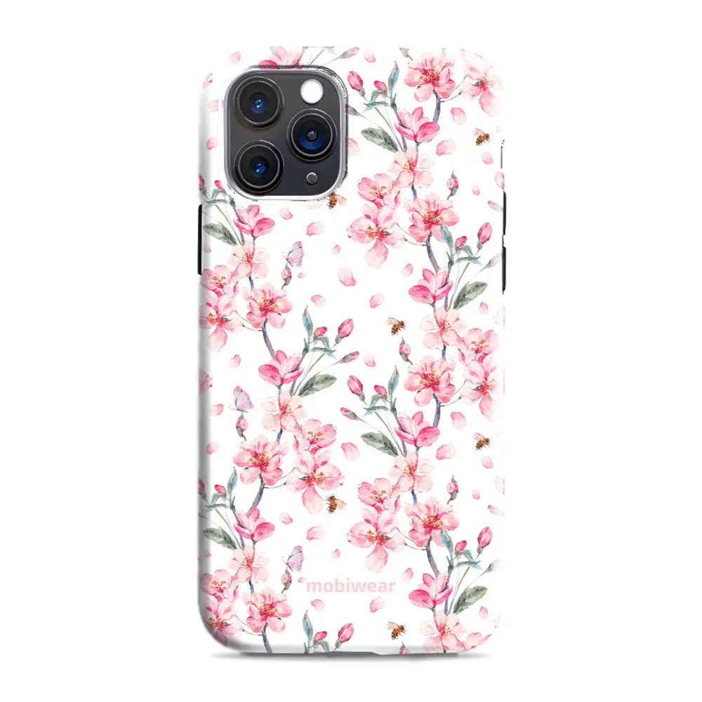 Handyhülle für iPhone 11 Pro Max, Mobiwear Elite Pro, Japanischer Blumenstrauß