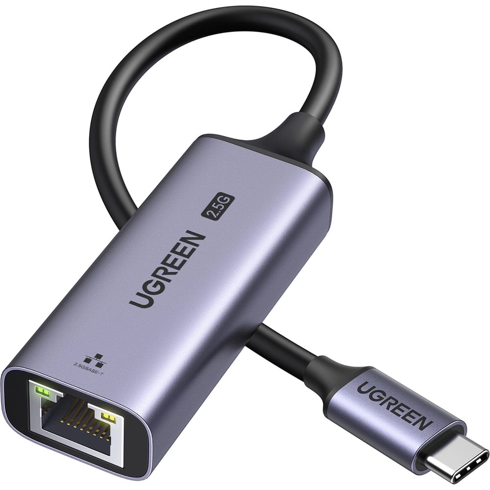 Adapter USB-C - Ethernet (RJ45) 2.5Gb/s, Ugreen CM648, Grau