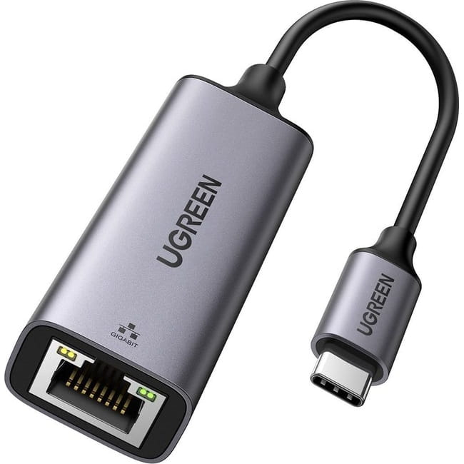Adapter USB-C - Ethernet (RJ45) 2.5Gb/s, Ugreen CM648, Grau