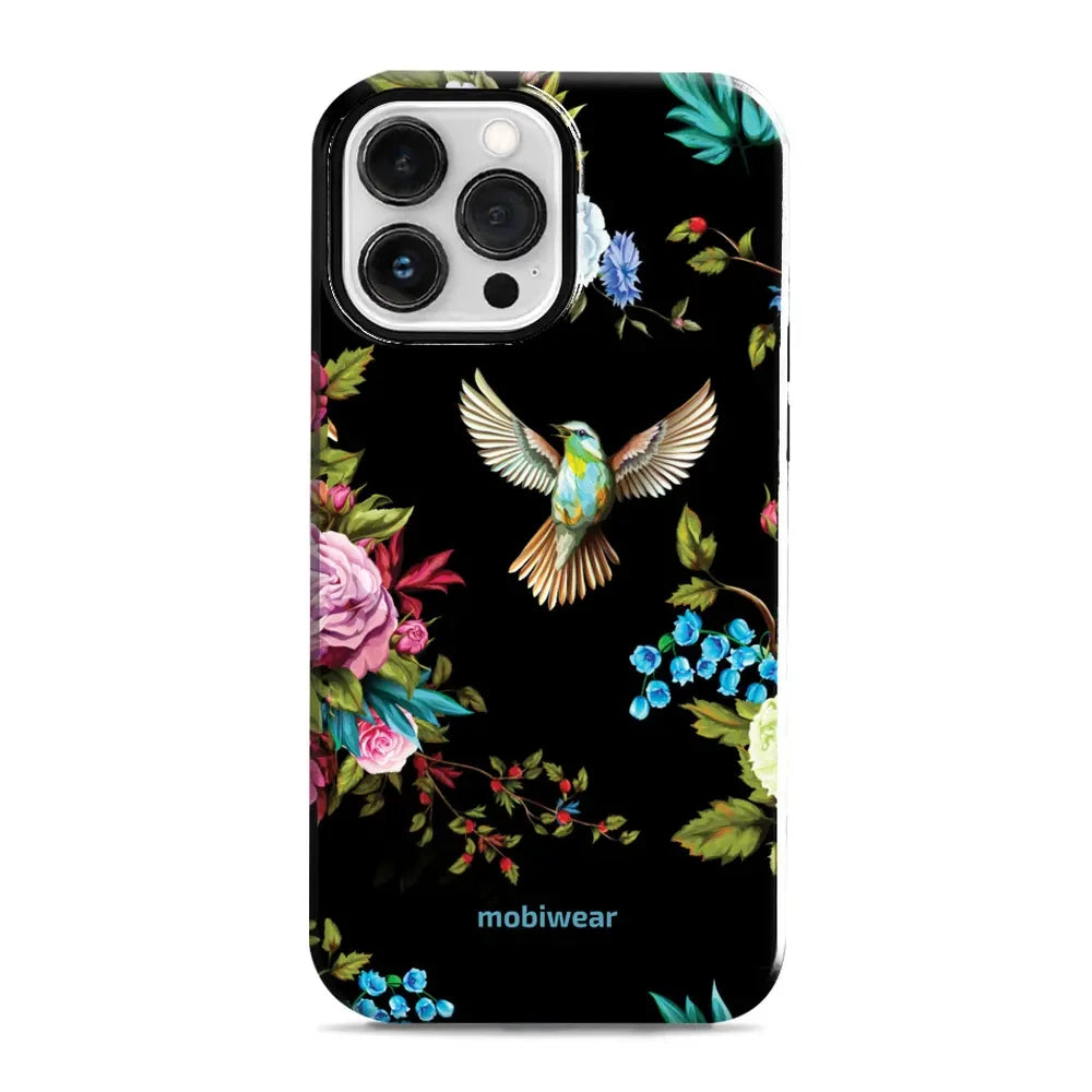 Handyhülle für iPhone 13 Pro Max, Mobiwear Elite Pro, Nachtkolibri
