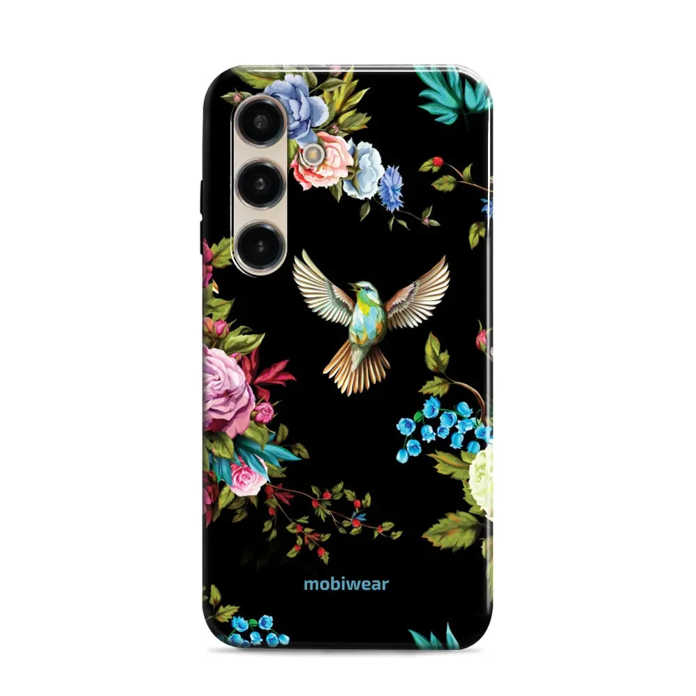 Handyhülle für Galaxy S24, Mobiwear Elite Pro, Nachtkolibri