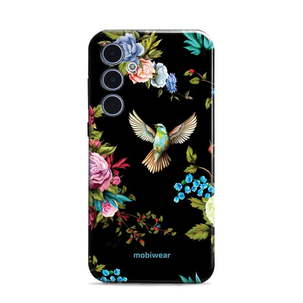 Handyhülle für Galaxy A35 5G, Mobiwear Elite Pro, Nachtkolibri