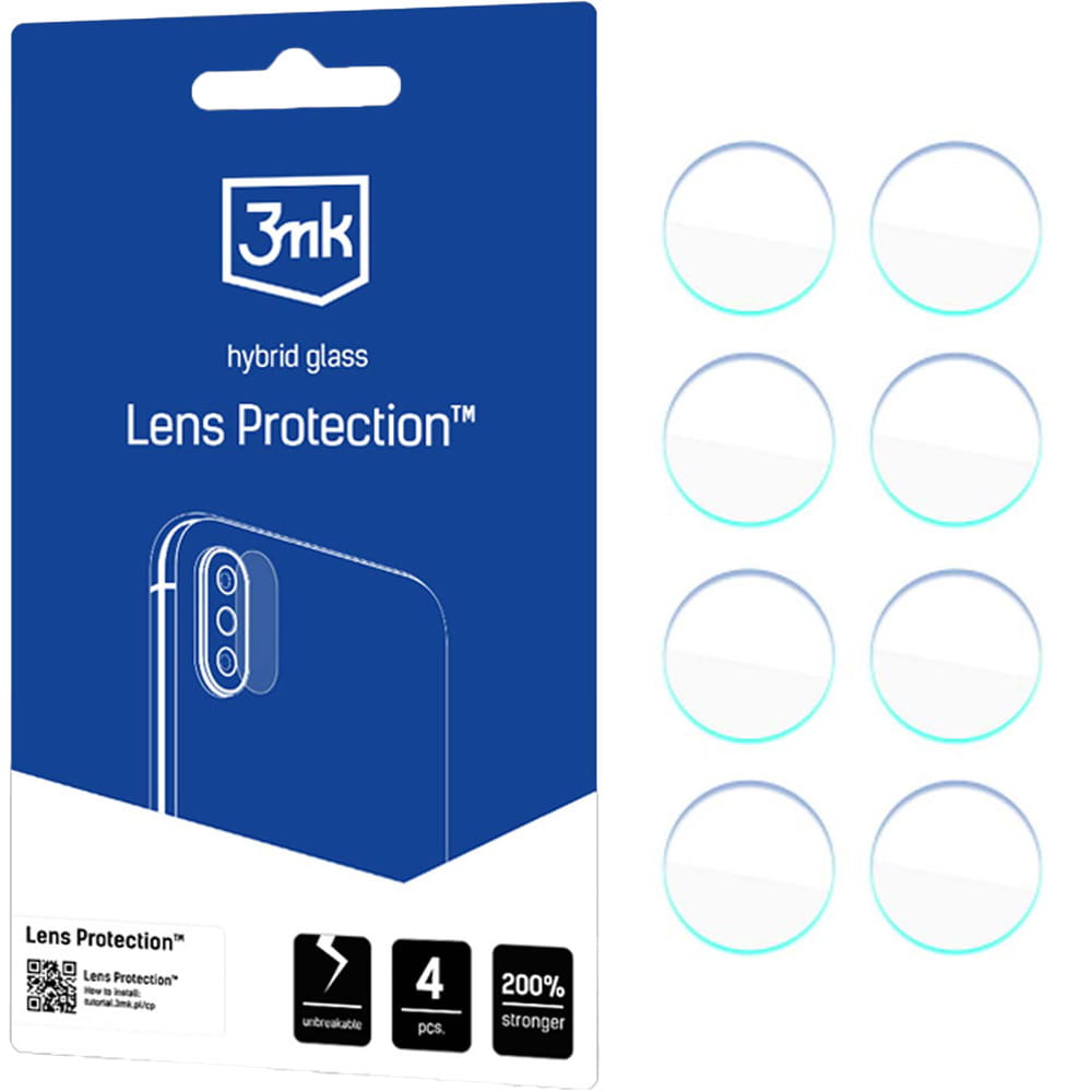 Objektivschutz für Sony Xperia 10 VI 3mk Lens Protection, 4 Sätze