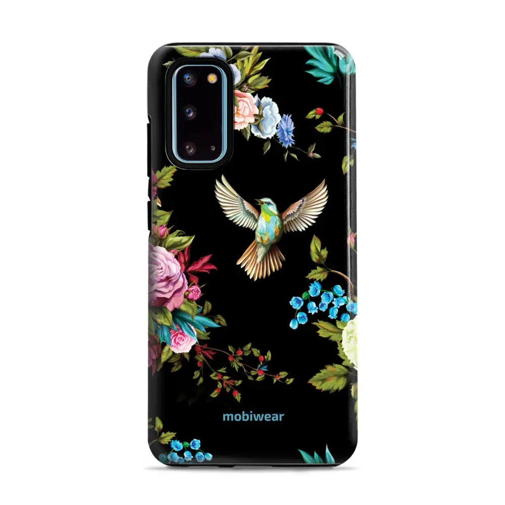 Handyhülle für Galaxy S20, Mobiwear Elite Pro, Nachtkolibri