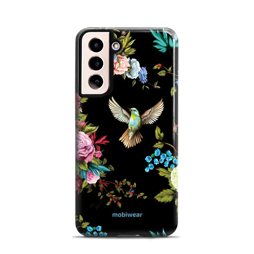 Handyhülle für Galaxy S21, Mobiwear Elite Pro, Nachtkolibri
