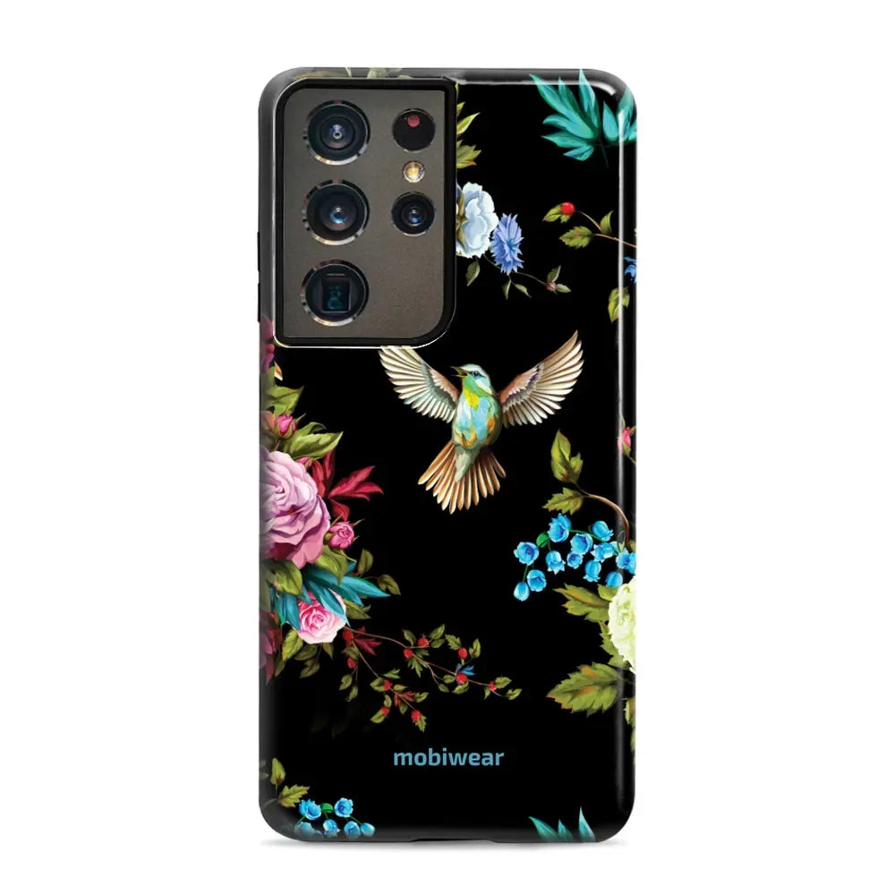 Handyhülle für Galaxy S21 Ultra, Mobiwear Elite Pro, Nachtkolibri