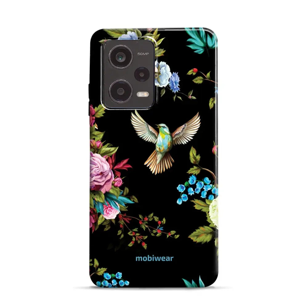 Handyhülle für Xiaomi Redmi Note 12 Pro 5G, Mobiwear Elite Pro, Nachtkolibri