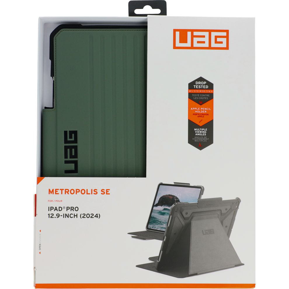 Schutzhülle für iPad Pro 13" 7 gen. 2024, Urban Armor Gear UAG Metropolis SE, Dunkelgrün