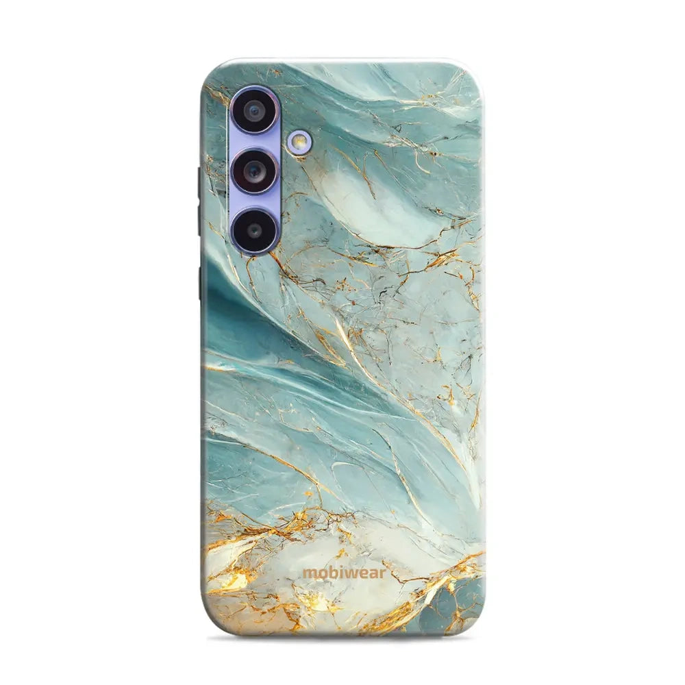 Handyhülle für Galaxy A54 5G, Mobiwear Elite Pro, Adern des Azur